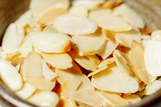 ½ cup of almonds chopped into large pieces