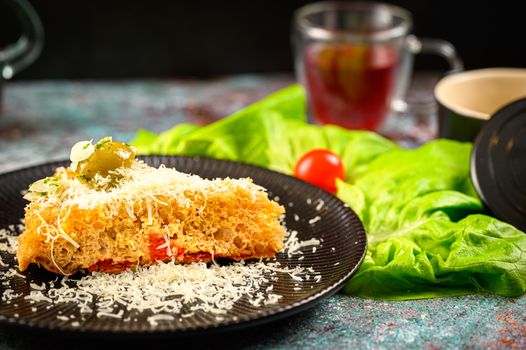 ½ cup of grated bread