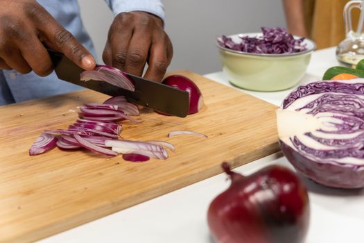 ½ fine chopped purple onion