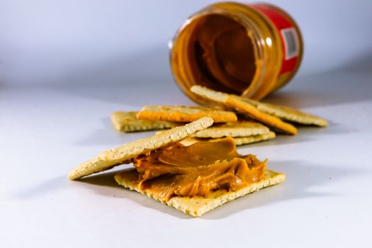 1 cda filled with peanut butter