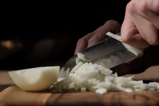 1 fine chopped white onion