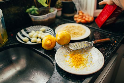 1 large or 2 small lemon grate