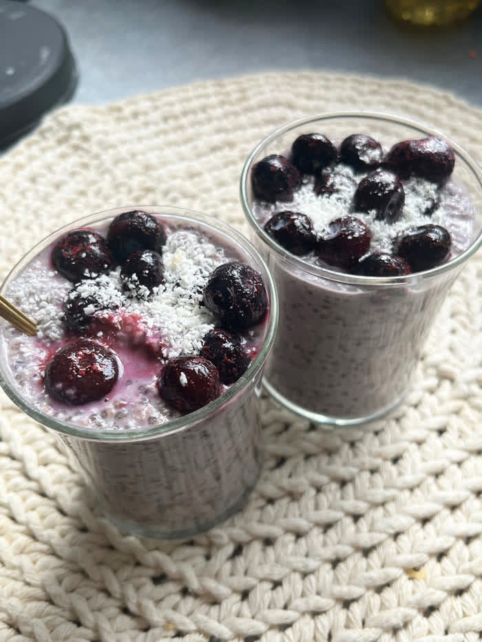 Cranberry pudding chia