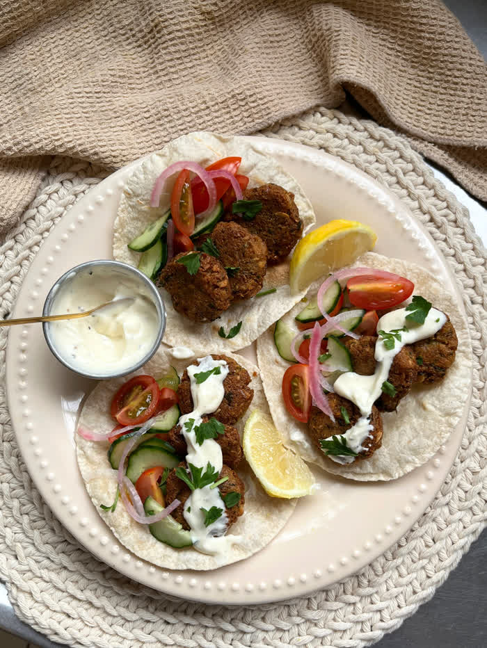 Herbal falafel
